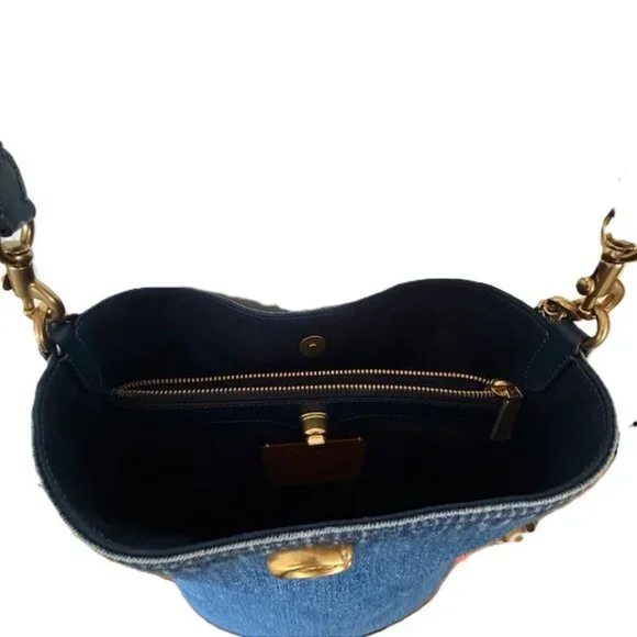 Coach- Willow Denim Handbag - Picture 4 of 4